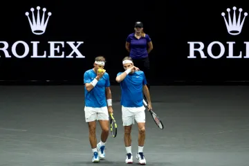 Rafael Nadal a Roger Federer