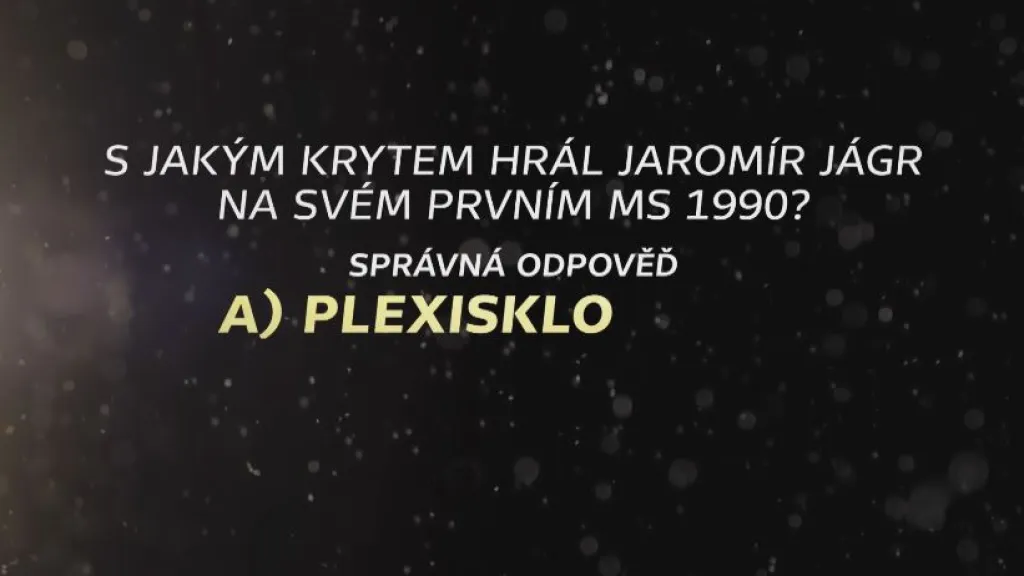 HOKEJOVÝ KVÍZ 20. 4. - SPRÁVNÁ ODPOVĚĎ
