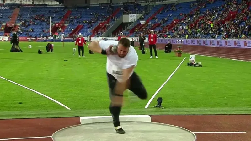 Rekord mítinku Walshe ve vrhu koulí v Ostravě