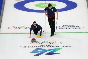 Julie Zelingrová a Vít Chabičovský v utkání s Velkou Británií