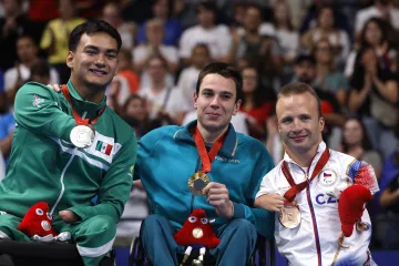 Arnošt Petráček s bronzovou medailí