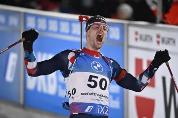 Sturla Holm Laegreid slaví titul mistra světa ve sprintu