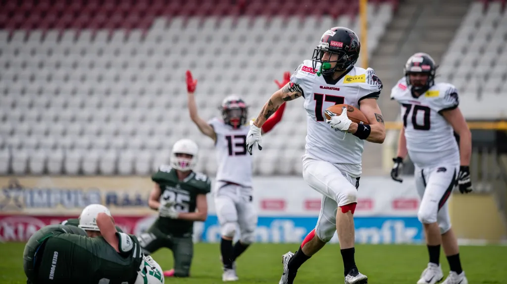 Utkání Vysočina Gladiators - Brno Alligators