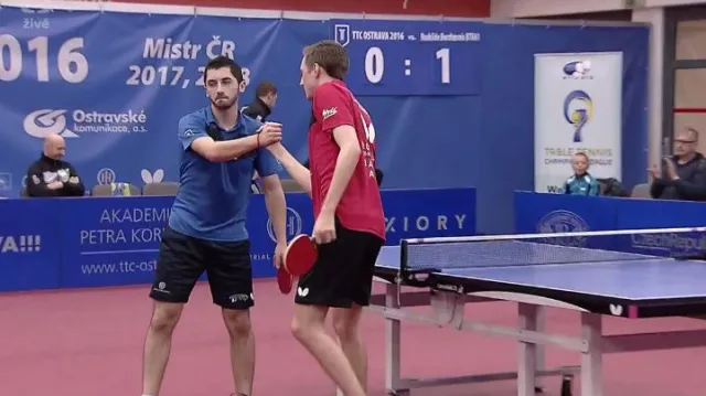 Stolní tenisté TTC Ostrava podlehli Roskilde