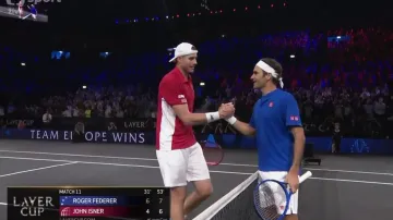 Sestřih utkání Federer - Isner