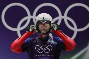 Ondřej Hyman na olympijských hrách v Cortině d'Ampezzo