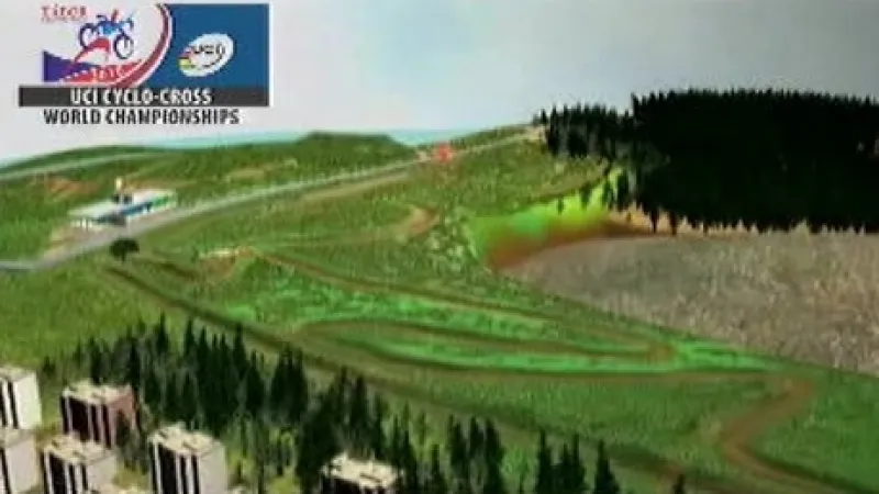 Trať pro MS v cyklokrosu