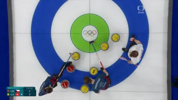 Rozhodující pátý end v utkání Česko – Švýcarsko