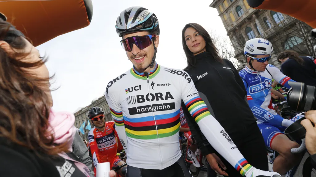 Peter Sagan na startu Milán-Sanremo