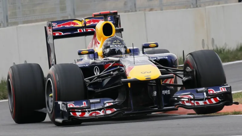 Sebastian Vettel v závodu F1 v Koreji