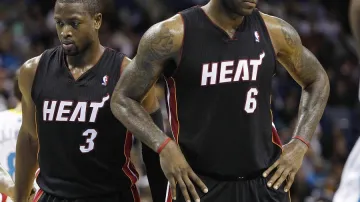 LeBron James a Dwyane Wade
