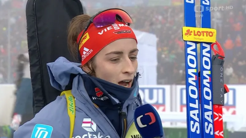 Biatlonistka Voigtová zná Oberhof jako své boty