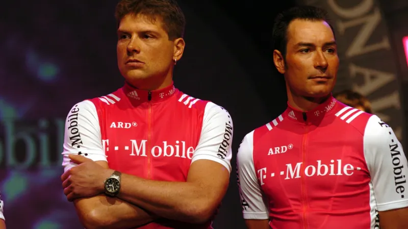 Jan Ullrich spolu s Erikem Zabelem (2004)