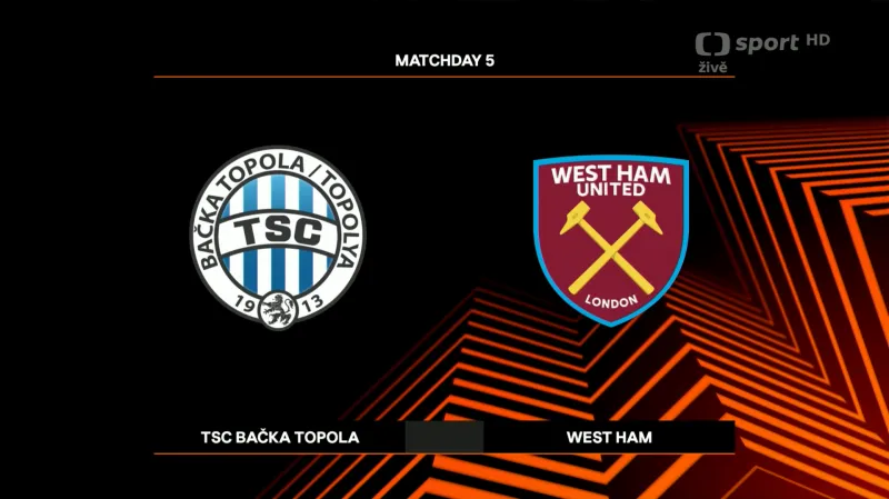 Sestřih utkání Bačka Topola – West Ham
