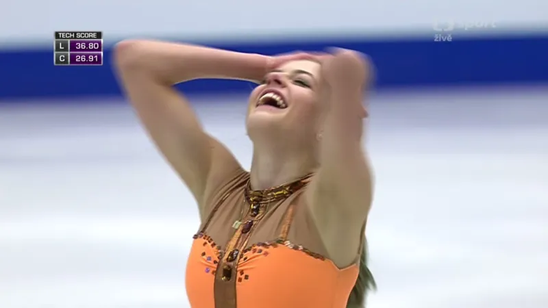 Krátký program Michaely Lucie Hanzlíkové na ME v Ostravě