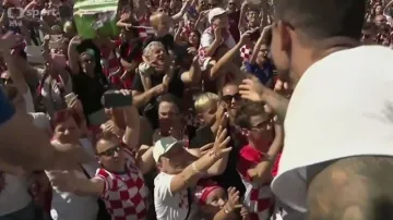 Chorvatské fotbalisty vítalo sto tisíc lidí