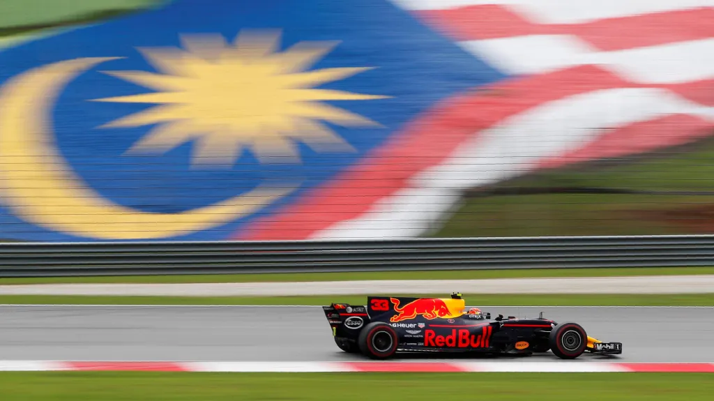 Max Verstappen během Velké ceny Malajsie