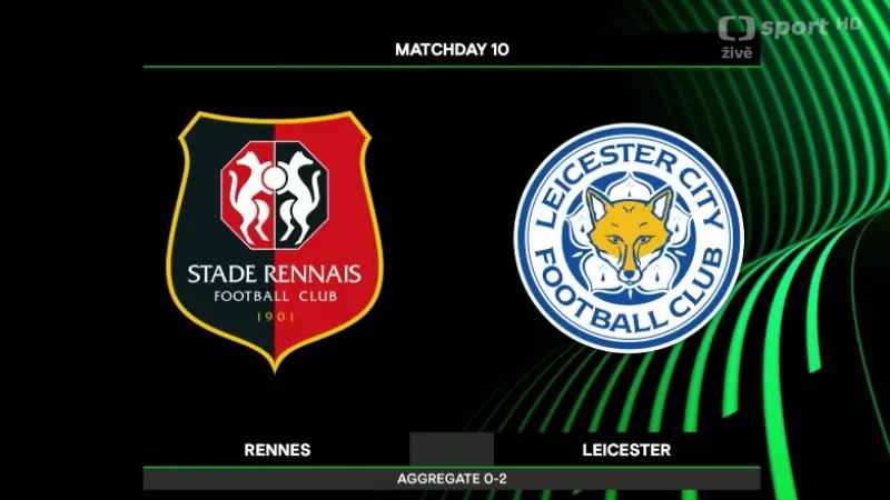 Sestřih utkání Rennes - Leicester