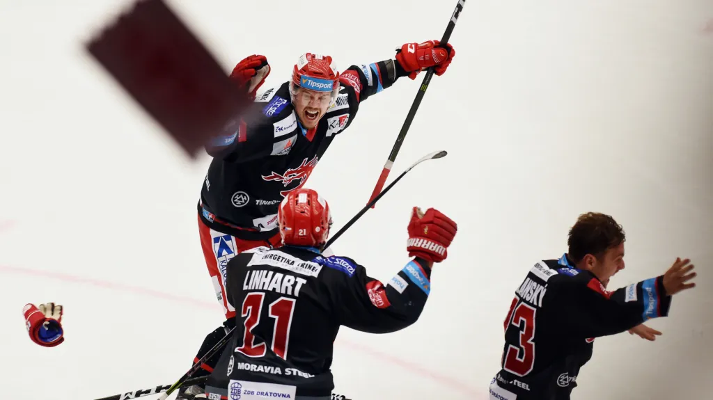 Radost třineckých hokejistů