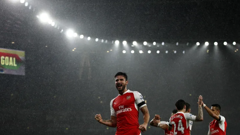 Slavící hráči Arsenalu