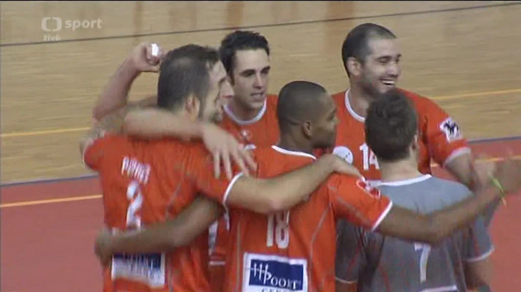 Sestřih volejbalového utkání Brno - Lennik