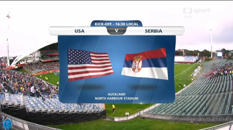 Sestřih utkání USA - Srbsko