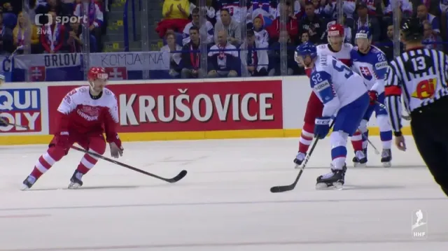 Gól v utkání Slovensko - Dánsko: Marinčin - 1:0 (40. min.)