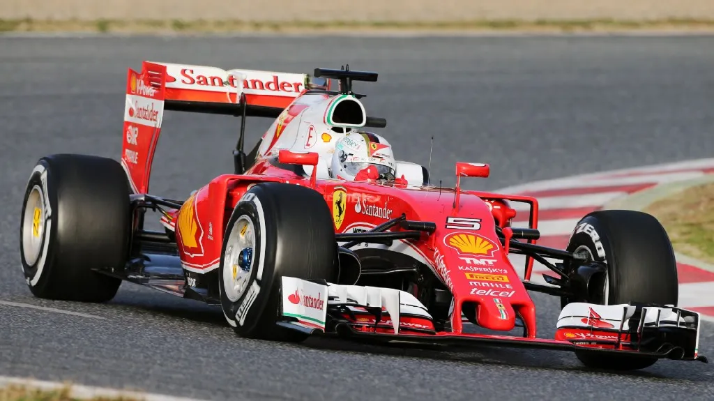 Sebastian Vettel z týmu Ferrari