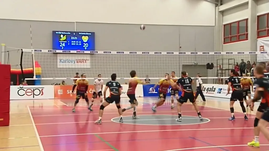 Ve volejbalové extralize porazil Duklu Liberec tým Karlovarska