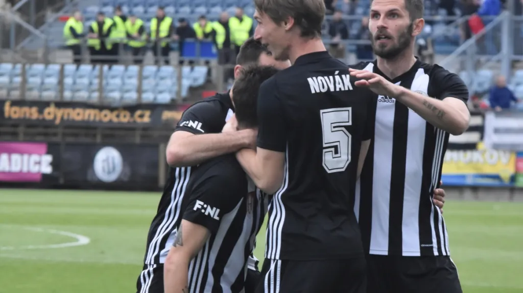 Radost fotbalistů Českých Budějovic