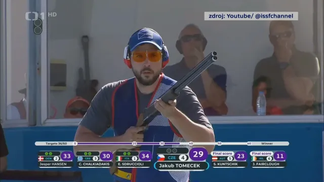 Tomeček skončil na SP v Nikósii čtvrtý