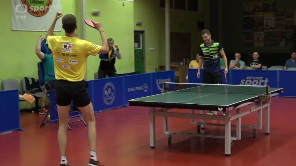 Extraliga stolních tenistů odstartovala duelem Chebu s Libercem