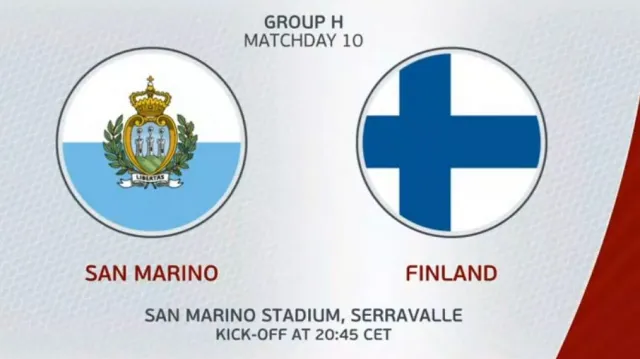 Sestřih utkání San Marino – Finsko