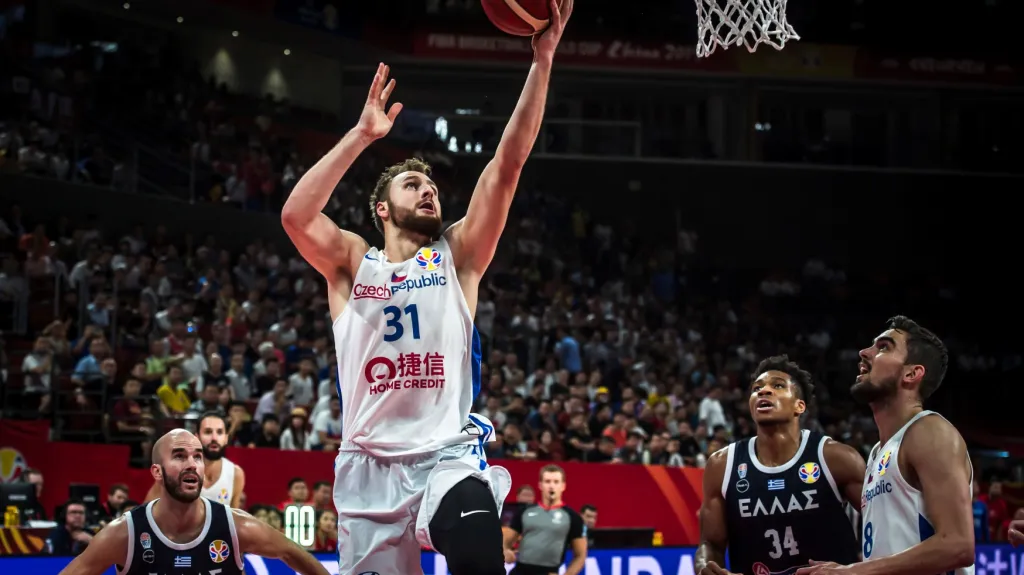 Martin Kříž v utkání s Řeckem