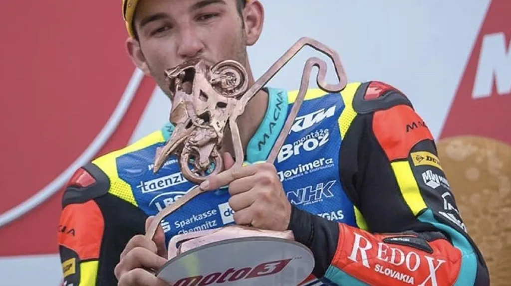 Jakub Kornfeil s bronzovou trofejí v Assenu