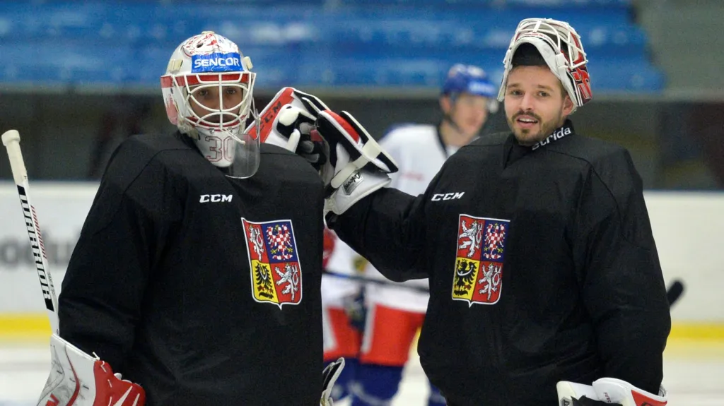 Šimon Hrubec a Dominik Furch