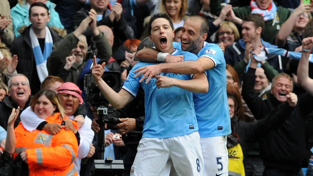 Slavící hráči Manchesteru City