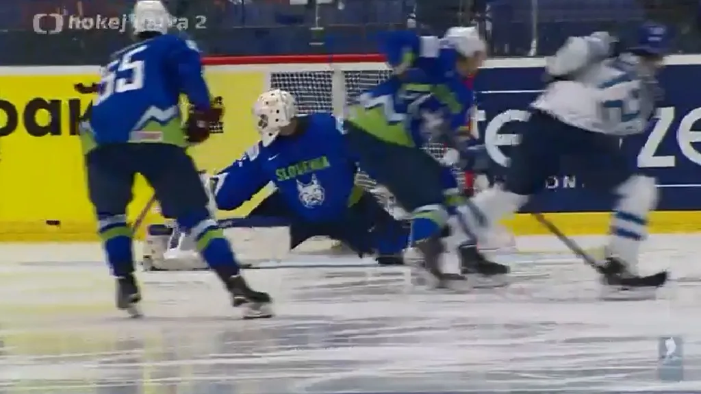 Gól v utkání Finsko - Slovinsko: Barkov - 3:0 (22. min.)