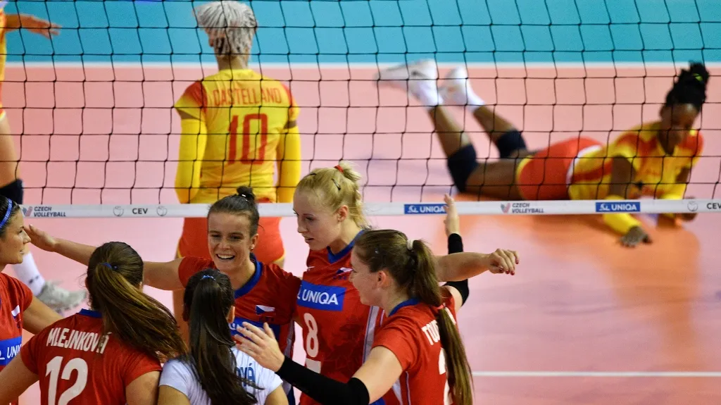 České volejbalistky