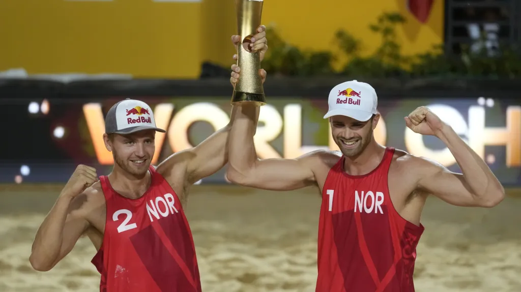 Norští mistři světa v plážovém volejbalu