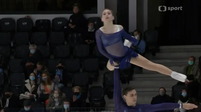 Volná jízda Jelizavety Žukové a Martina Bidaře