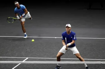 Rafael Nadal s Tomášem Berdychem