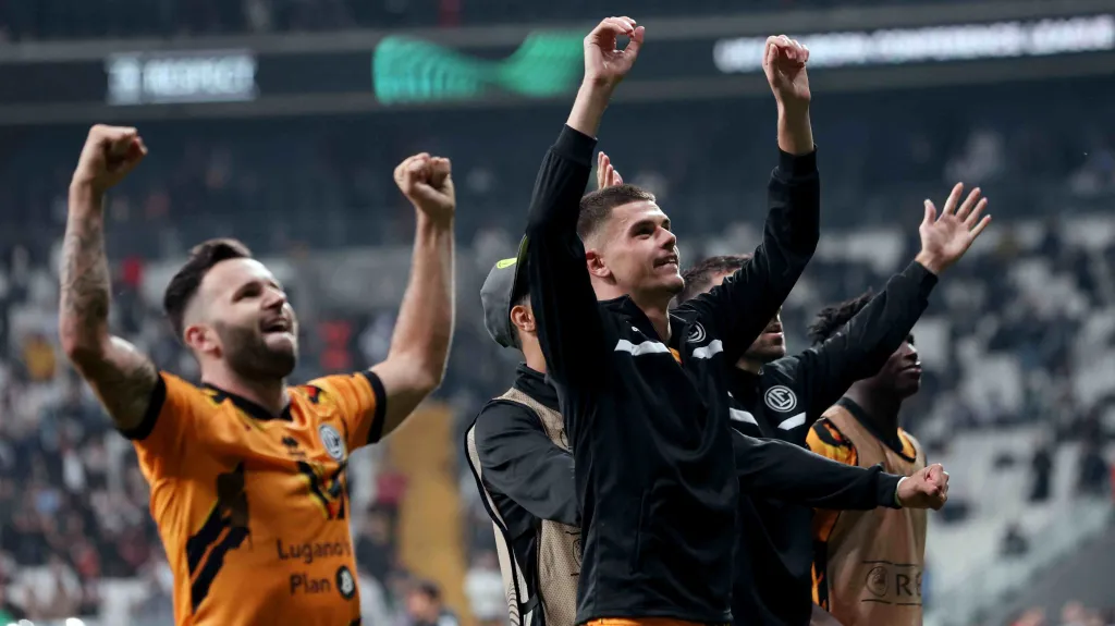 Radost fotbalistů Lugana