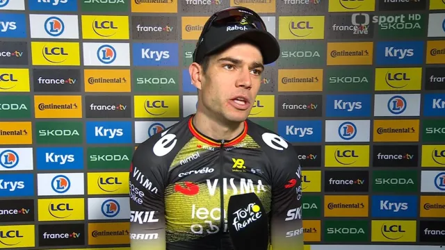 Van Aert: Můžeme být hrdí, i když žlutý dres nemáme