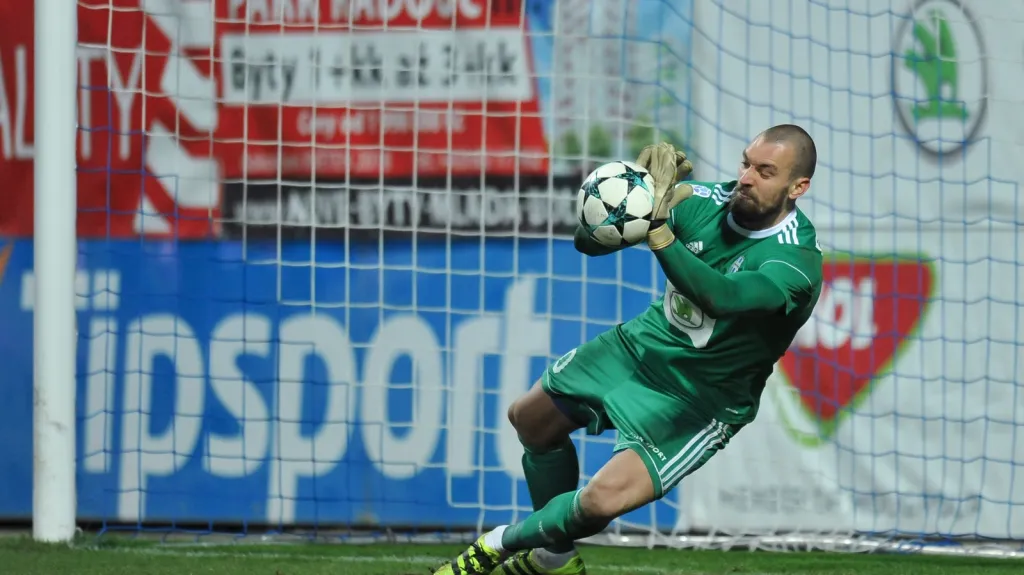 Brankář Mladé Boleslavi Martin Polaček