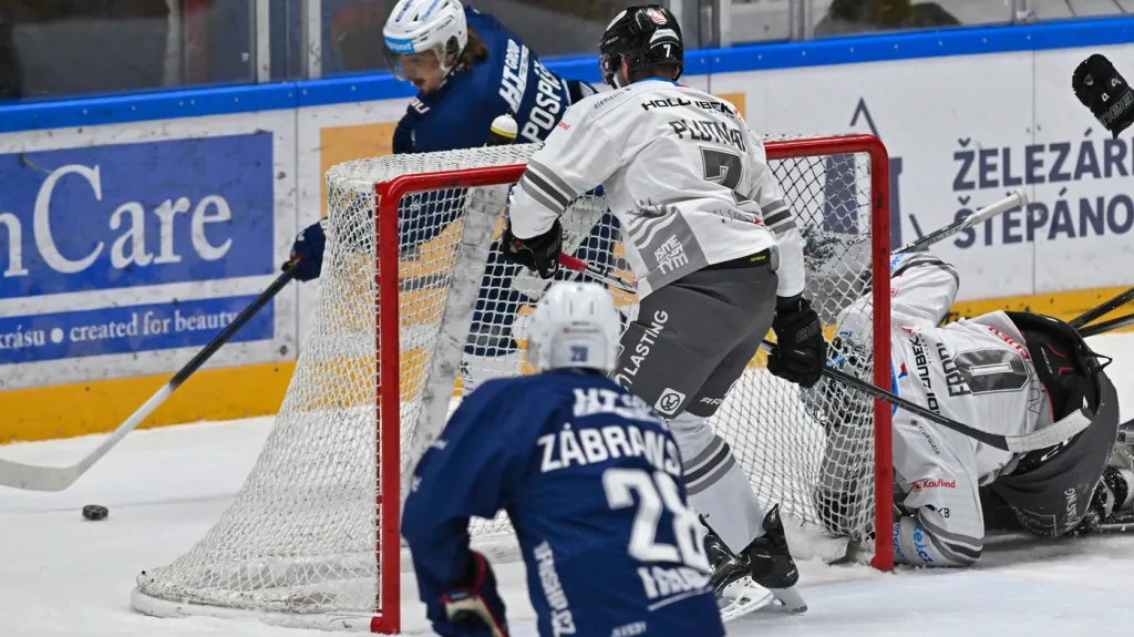 Kristián Pospíšil z Komety Brno v akci