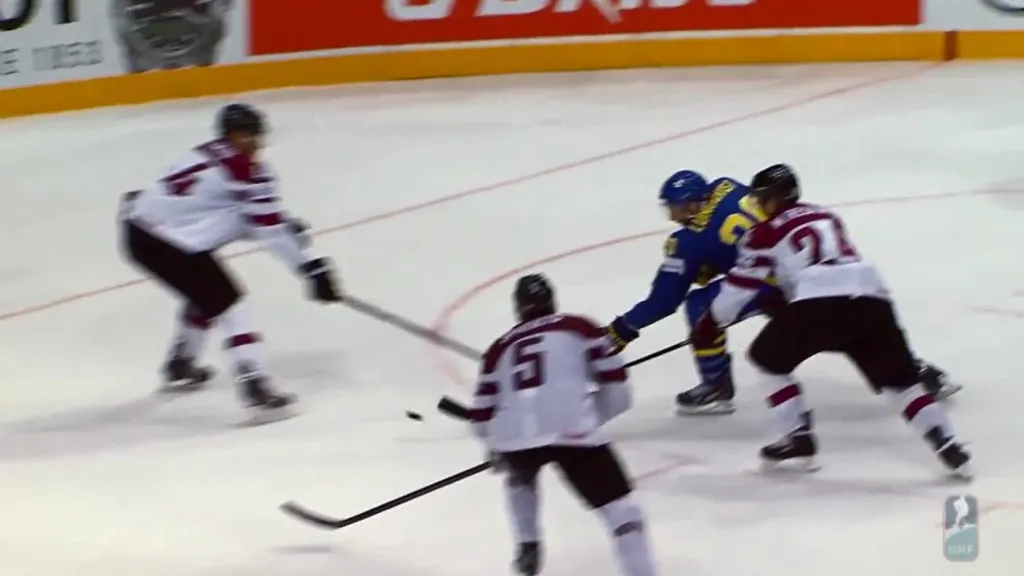 Gól v utkání Lotyšsko - Švédsko: Lundqvist - 1:7 (58. min.)