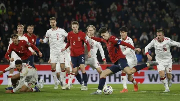 Gól v utkání Česko – Dánsko: Krejčí – 2:1 (100. minuta)