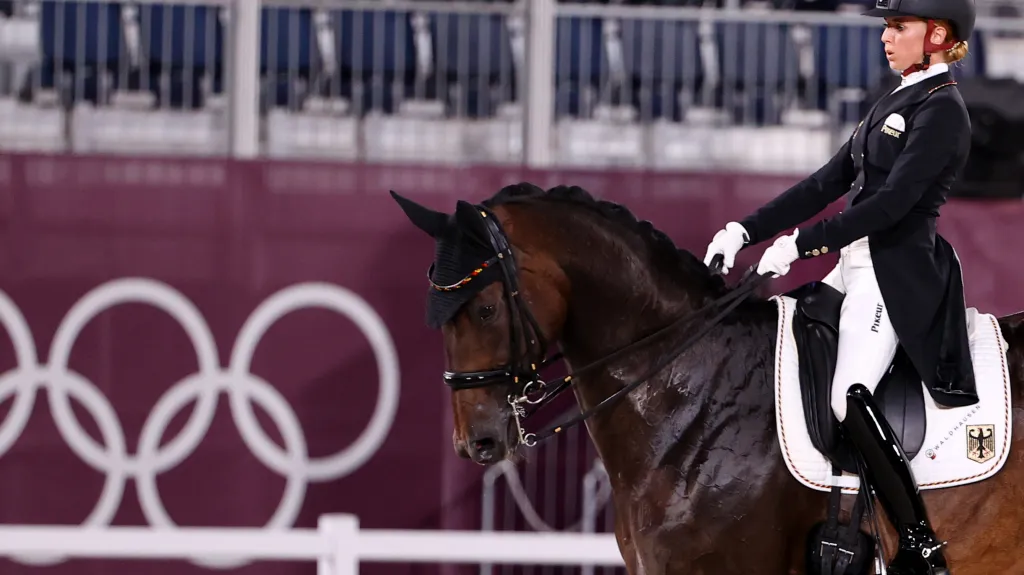 Jessica von Bredow-Werndl se svým koněm TSF Dalera