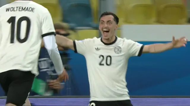 Gól v utkání Česko – Německo: Nebel – 0:2 (41. min.)